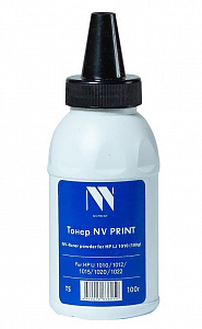 Тонер NVP для HP 1010 (100г) совместимый