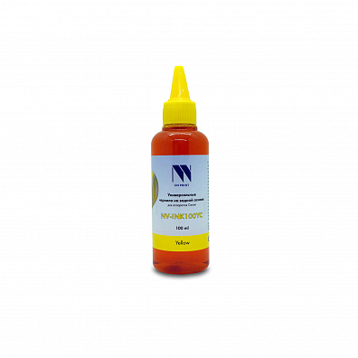 Чернила NV PRINT универсальные на водной основе для аппаратов Canon (100 ml) Yellow совместимые