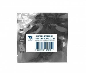 Чип NVP для картриджа Катюша TK240XL (24шт) P140/M140/M240 (12К) совместимый