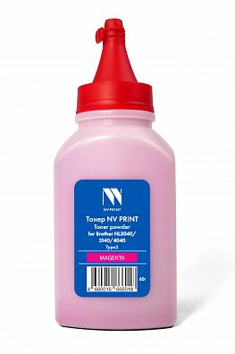 Тонер NVP для Brother HL3040/3140/4040 Type2 (60г) Magenta совместимый