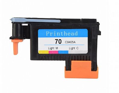 Печатающая головка NVP 70 (NV-C9405A) Light Magenta and Light Cyan для HP DJ Z2100/Z3100/Z3200/Z5200/Z5400; HP PhotoSmart PRO B8850/B9180 совместимая