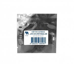 Чип NVP для картриджа HP W1106A (20шт) для HP 107, MFP 135/137 (1K) совместимый