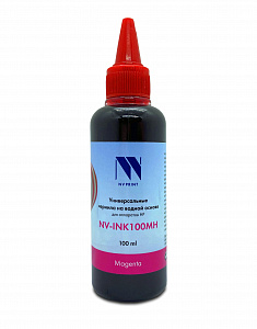 Чернила NV PRINT универсальные на водной основе для аппаратов HP (100 ml) Magenta совместимые