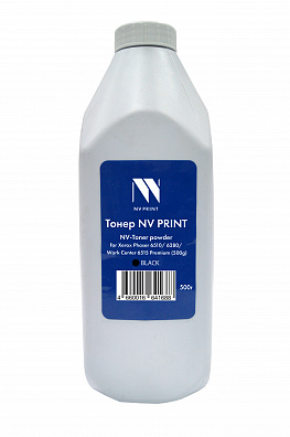Тонер + девелопер NV PRINT для Xerox Phaser 6510/6280/WC 6515 Premium (500г) Black совместимый