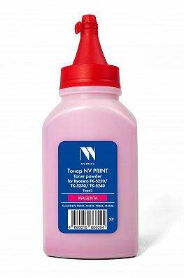 Тонер NVP для Kyocera TK-5220/TK-5230/TK-5240 Type2 (50г) Magenta совместимый