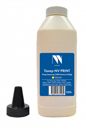 Тонер NV PRINT для Samsung C300 Premium (250 г)  Yellow совместимый