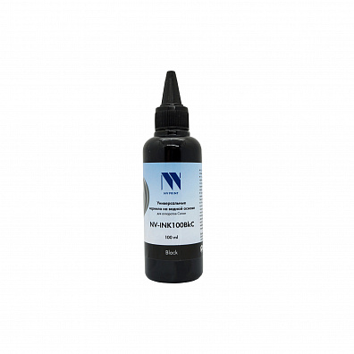 Чернила NV PRINT универсальные на водной основе для аппаратов Canon (100 ml) Black совместимые