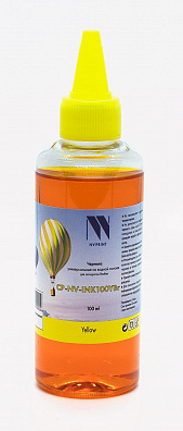 Чернила NV PRINT универсальные на водной основе для аппаратов Brother (100 ml) Yellow совместимые