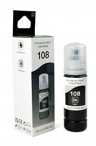 Чернила NVP 108 (NV-C13T09C14A) для Epson L8050, L18050 (70 мл) Black (в коробке) совместимые