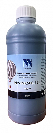 Чернила NV PRINT универсальные на водной основе для Сanon, Epson, НР, Lexmark (500 ml) Black совместимые