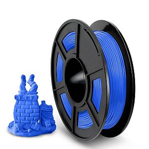 Филамент NV PRINT TPU Blue для 3D печати диаметр 1.75мм  длина 165 метров  масса 0,5 кг