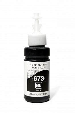 Чернила NV PRINT T6731 для Epson L800/L1800 (70 ml) Black совместимые