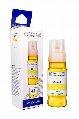 Чернила NVP GI-41 Y (NV-4545C001) для Canon Pixma G1420, G2420 (70 мл) Yellow (в коробке) совместимые