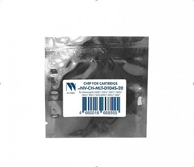 Чип NVP для Samsung MLT-D104S (20шт) для ML1660/1665/1667/1860/1865/1867, SCX-3200/3205/3207 (1.5K) совместимый