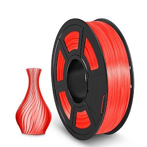 Филамент NV PRINT TPU Trans. Red для 3D печати диаметр 1.75мм  длина 165 метров  масса 0,5 кг