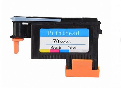 Печатающая головка NVP 70 (NV-C9406A) Magenta and Yellow для HP DJ Z2100/Z3100/Z3200/Z5200/Z5400; HP PhotoSmart PRO B8850/B9180 совместимая