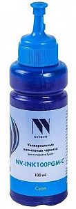 Чернила NV PRINT пигментные для аппаратов Epson (100ml) Cyan совместимые