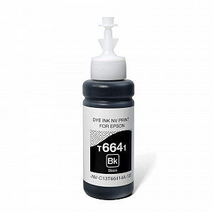 Чернила NV PRINT T6641 для Epson L100/L200 (70 ml) Black совместимые