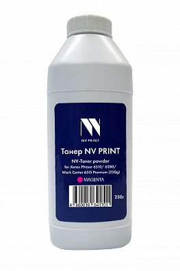 Тонер + девелопер NV PRINT для Xerox Phaser 6510/6280/WC 6515 Premium (250г) Magenta совместимый