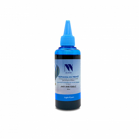 Чернила NV PRINT универсальные на водной основе для аппаратов Epson (100ml) Light Cyan совместимые