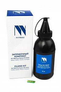 Заправочный комплект NVP для Pantum PC-211EV P2200/P2207/P2507/P2500W (тонер 70 г + чип многоразовый) совместимый