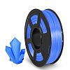 Филамент NV PRINT TPU Trans. Blue для 3D печати диаметр 1.75мм  длина 165 метров  масса 0,5 кг