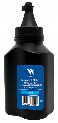 Тонер NVP для Pantum CP1100/CM1100 (CTL-1100) Type2 (80г) Cyan совместимый