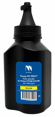 Тонер NVP для Pantum CP1100/CM1100 (CTL-1100) Type2 (80г) Yellow совместимый