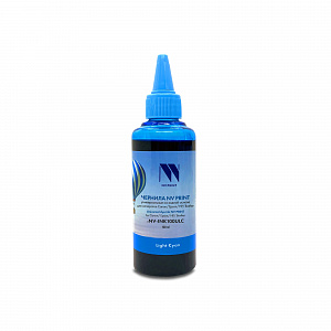 Чернила NV PRINT универсальные на водной основе для Сanon, Epson, НР, Brother (100 ml) Light Cyan совместимые