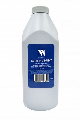 Тонер + девелопер NV PRINT для Xerox WorkCenter 7425, 7525, 7220, 7830 Premium (500г) Black совместимый