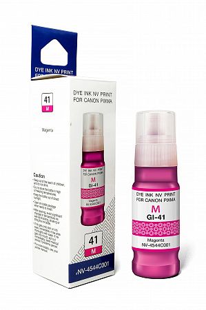 Чернила NVP GI-41 M (NV-4544C001) для Canon Pixma G1420, G2420 (70 мл) Magenta (в коробке) совместимые