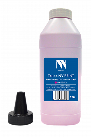 Тонер NV PRINT для Samsung C300 Premium (250 г) Magenta совместимый