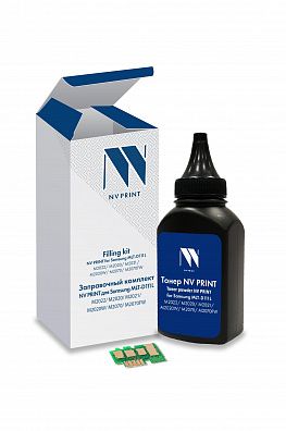 Заправочный комплект NV PRINT для Samsung MLT-D111L, 60 гр, 1800 стр (тонер + чип) совместимый