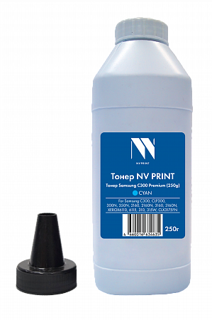 Тонер NV PRINT для Samsung C300 Premium (250 г)  Cyan совместимый