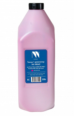Тонер + девелопер NV PRINT для Xerox Phaser 6600/WC 6605/Versalink 400/500/600 Type1 (500г) Magenta совместимый