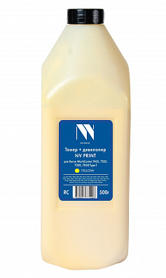 Тонер + девелопер NV PRINT для Xerox WorkCenter 7425, 7525, 7220, 7830 Type1 (500г) Yellow совместимый