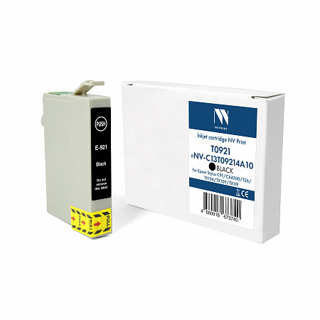 Струйный картридж NV Print T0921 (NV-C13T09214A10) Black для Epson Stylus C91/CX4300/T26/TX106/TX109/TX119 (15 мл) совместимый
