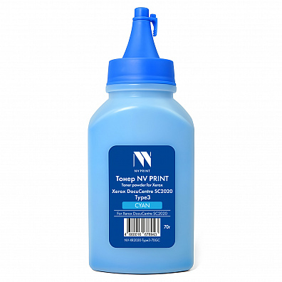 Тонер NVP для Xerox DocuCentre SC2020 Type3 (70г) Cyan совместимый