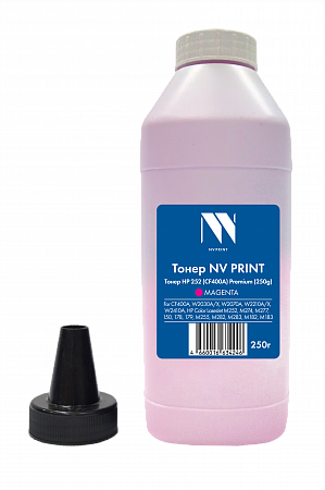 Тонер NV PRINT для HP 252 (CF400A) Premium (250 г) Magenta совместимый