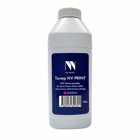 Тонер + девелопер NV PRINT для Xerox Phaser 6510/6280/WC 6515 Premium (250г) Magenta совместимый