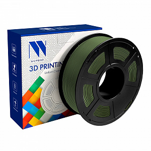 Филамент NV PRINT PETG Matte Green Матовый зеленый  для 3D печати диаметр 1.75мм  длина 330 метров  масса 1 кг