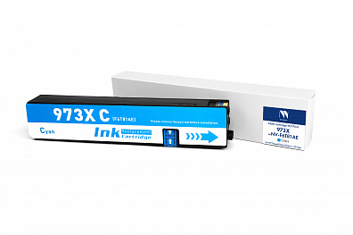 Струйный картридж NV Print 973X (NV-F6T81AE) Cyan для HP PageWide 352dw/377dw (7000 стр) совместимый