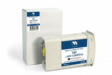 Струйный картридж NVP 761 (NV-CM991A) Matte Black для HP DesignJet T7100 / T7200 (400 мл) совместимы