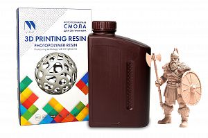 Фотополимерная смола NV PRINT ABS Like Resin Beige для 3D печати 1 кг (бут)