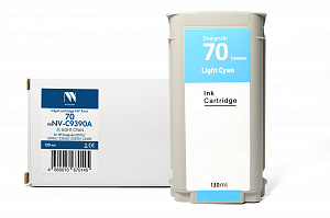 Струйный картридж NVP 70 (NV-C9390A) Light Cyan для HP DesignJet Z2100/Z3100/Z3200 (130 мл) совместимый