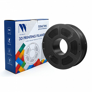 Филамент NV PRINT PA / Nylon Black (полиамид/нейлон) Черный для 3D печати диаметр 1.75мм   масса 1 кг
