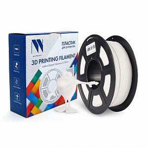 Филамент NV PRINT PLA Matte White Белый для 3D печати диаметр 1.75мм    масса 1 кг