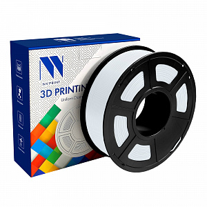 Филамент NV PRINT PCL (поликапролактон) белый для 3D печати диаметр 1.75мм  масса 1 кг