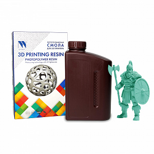 Фотополимерная смола NV PRINT ABS Like Resin Green Зеленая для 3D печати 1 кг (бут)