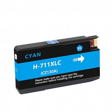 Струйный картридж NV Print 711 (NV-CZ130A) Cyan для HP Designjet T120/T520 (29 мл) совместимый